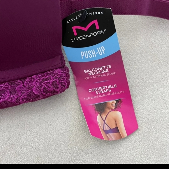 Maidenform Love the List pushup Bra sz 38D DM9905 - Picture 5 of 5